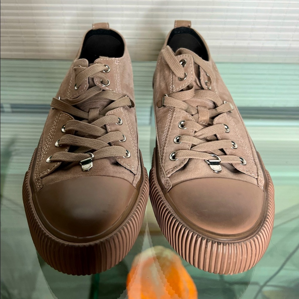 Allsaints unworn low top sneaker 41 dusty rose